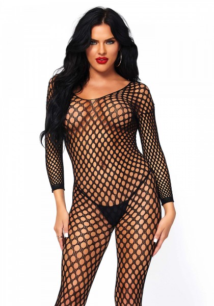 Leg Avenue Langarm Bodystocking mit Loch-Optik - vergleichen und g&uuml;nstig kaufen
